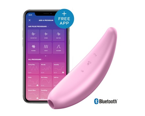 Вакуумный клиторальный стимулятор Satisfyer Curvy 3+