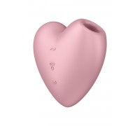 Вакуумный стимулятор Satisfyer Cutie Heart Light Red