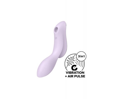 Вакуумный клиторальный стимулятор Satisfyer Curvy Trinity 2 Violet