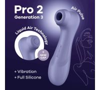 Вакуумный клиторальный стимулятор Satisfyer Pro 2 Generation 3 with Liquid Air Lilac