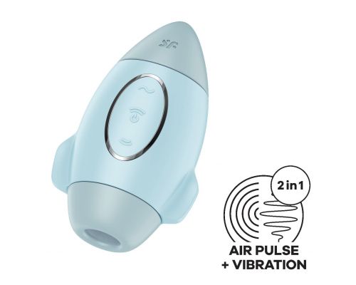 Вакуумный вибратор Satisfyer Mission Control Blue