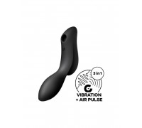 Вакуумный клиторальный стимулятор Satisfyer Curvy Trinity 2 Black