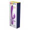 Вибратор-кролик Wooomy Gili-Gili Vibrator with Heat Purple, отросток с ушками, подогрев до 40 °С