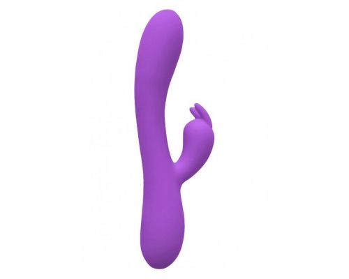 Вибратор-кролик Wooomy Gili-Gili Vibrator with Heat Purple, отросток с ушками, подогрев до 40 °С