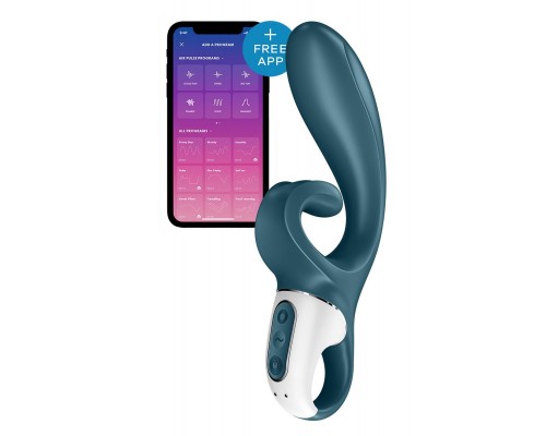 Вибратор кролик Satisfyer Hug Me Bluegrey