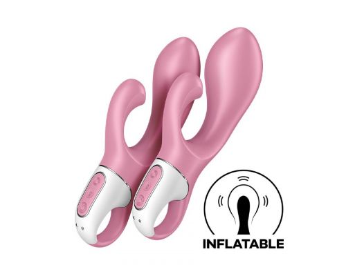 Вибратор-кролик Satisfyer Air Pump Bunny 2, надувается