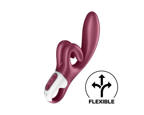 Вибратор-кролик Satisfyer Touch Me Red, двойной отросток, 3 мощных мотора