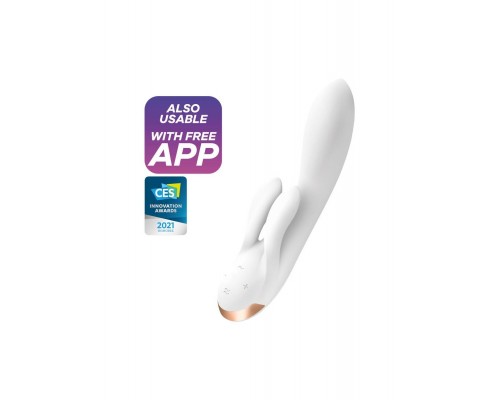 Вибратор кролик Satisfyer Double Flex White