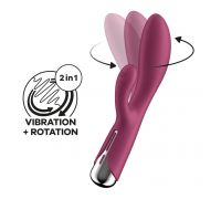 Вибратор-кролик Satisfyer Spinning Rabbit 1 Red