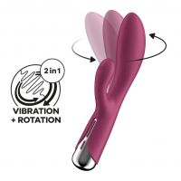 Вибратор-кролик Satisfyer Spinning Rabbit 1 Red