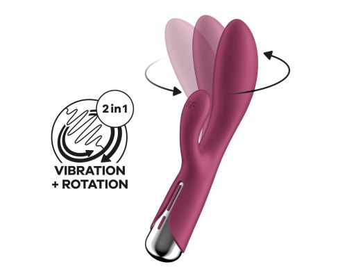 Вибратор-кролик Satisfyer Spinning Rabbit 1 Red