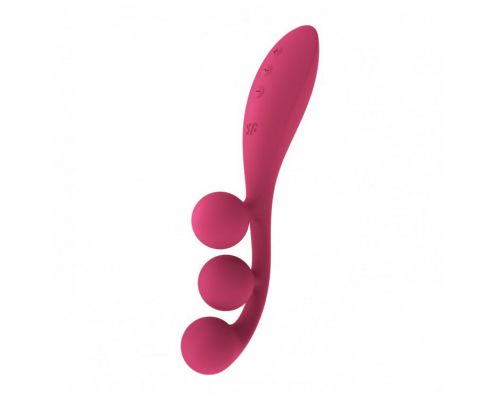 Универсальный вибратор Satisfyer Tri Ball 1, 3 мотора, гнется