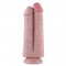 Hismith 8.5” Two Cocks One Hole Silicone Dildo