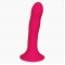 Дилдо с присоской Adrien Lastic Hitsens 4 Pink, отлично для страпона, диаметр 3.7см, длина 17,8см