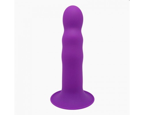 Дилдо с присоской Adrien Lastic Hitsens 3 Purple, отлично для страпона, диаметр 4,1см, длина 18,2см