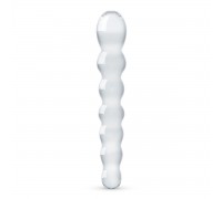 Стеклянный дилдо в виде бусин Gildo Glass Dildo No. 19