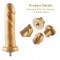 Hismith 6.8" Golden Silicone Dildo