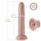 Hismith 7.5" Flexible Silicone Dildo