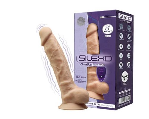 Фаллоимитатор с вибрацией SilexD Vetus Vibro Flesh (MODEL 1 size 8in) + LRS