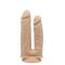 Фаллоимитатор с вибрацией SilexD Double Gusto Vibro Flesh (Model 1 size 8" & 7") + LRS