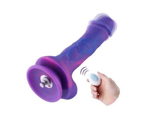 Hismith 8.2" Purple Silicone Dildo with Vibe