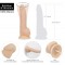 Фаллоимитатор ADDICTION - Naked - 8" Rotating & Vibrating Dildo with Remote – Vanilla