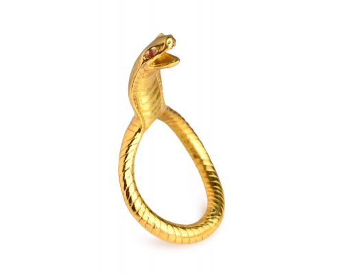 Эрекционное кольцо Master Series Cobra King Golden Cock Ring