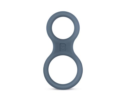 Эрекционное кольцо Boners Classic Cock & Ball Ring - Grey