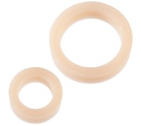 Набор эрекционных колец Doc Johnson Platinum Premium Silicone - The C-Rings - White