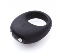 Премиум эрекционное кольцо Je Joue - Mio Black с глубокой вибрацией, эластичное, магнитная зарядка