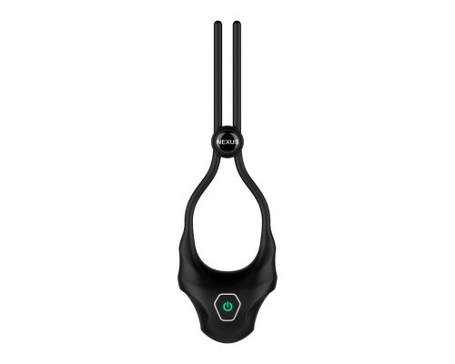 Эрекционное кольцо Nexus FORGE Vibrating Adjustable Lasso - Black