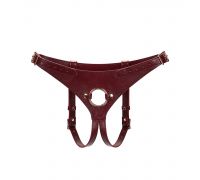 Трусики для страпона Liebe Seele Wine Red Strap on Harness