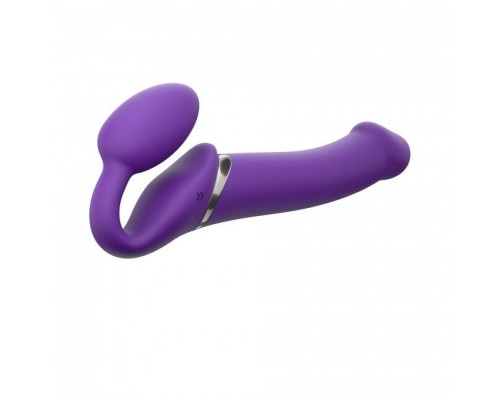 Безремневой страпон с вибрацией Strap-On-Me Vibrating Violet L