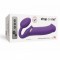 Безремневой страпон с вибрацией Strap-On-Me Vibrating Violet XL