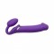 Безремневой страпон с вибрацией Strap-On-Me Vibrating Violet XL