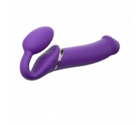 Безремневой страпон с вибрацией Strap-On-Me Vibrating Violet XL