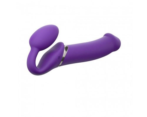 Безремневой страпон с вибрацией Strap-On-Me Vibrating Violet XL