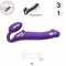 Безремневой страпон с вибрацией Strap-On-Me Vibrating Violet XL