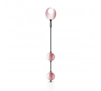 Металлические вагинальные шарики Rosy Gold - Nouveau Kegel Balls, вес 376гр, диаметр 2,8см