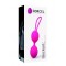 Вагинальные шарики Dorcel Dual Balls Magenta, диаметр 3,6см, вес 55гр