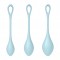 Набор йони бусин Satisfyer Yoni Power 2 Light Blue, диаметр 2-2,5-3см, вес 22-44-73гр