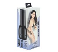 Мастурбатор Kiiroo Feel Rae Lil Black PBC совместим с PowerBlow и Keon