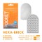 Мастурбатор TENGA Pocket Hexa-Brick