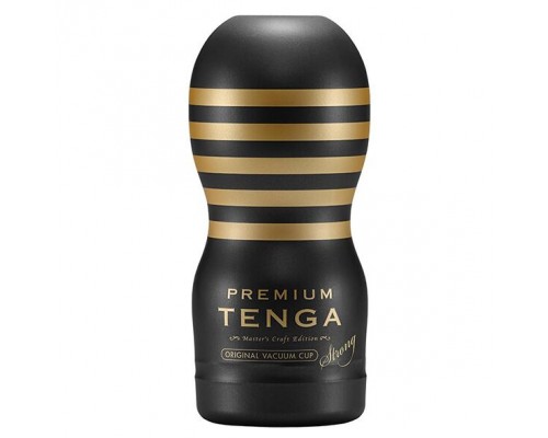 Мастурбатор Tenga Premium Original Vacuum Cup STRONG (глубокая глотка) с вакуумной стимуляцией