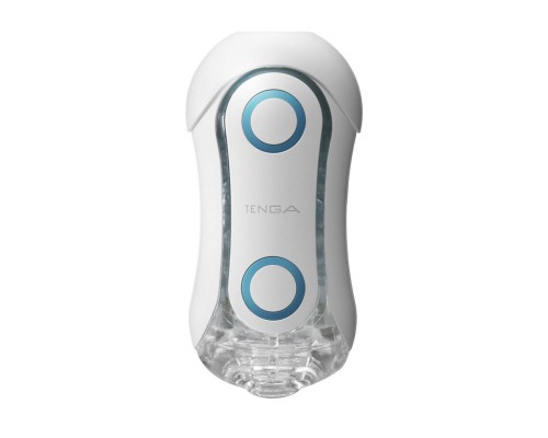 Мастурбатор Tenga FLIP ORB - Blue Rush, с изменяемым сжатием, со стимулирующими шариками внутри