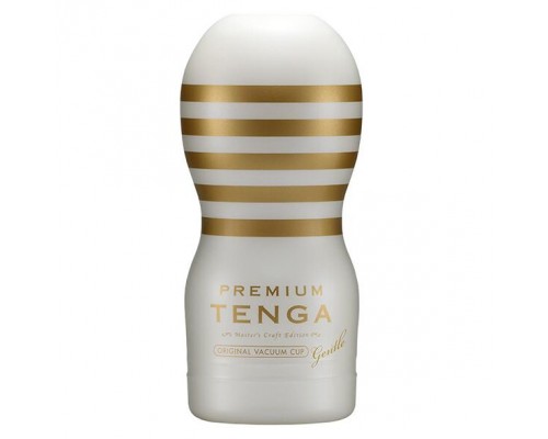 Мастурбатор Tenga Premium Original Vacuum Cup GENTLE (глубокая глотка) с вакуумной стимуляцией