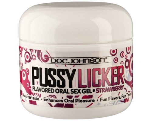 Вкусный гель для кунилингуса Doc Johnson Pussy Licker Strawberry (56 грамм)