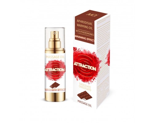 Разогревающее массажное масло с феромонами MAI PHEROMON MASSAGE OIL - CHOCOLATE (75 мл)