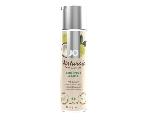 Массажное масло System JO - Naturals Massage Oil - Coconut & Lime (120 мл)