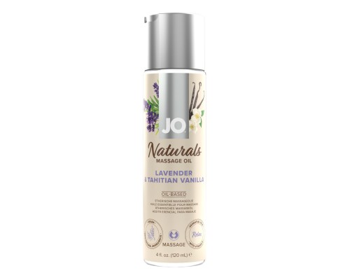 Массажное масло System JO - Naturals Massage Oil - Lavender & Vanilla (120 мл)